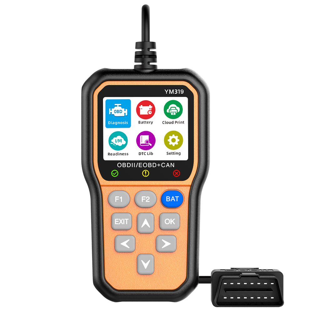 Wholesale YM319 Orange OBDII Code Reader Scanner Diagnostic Tool